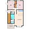コンフォート 2LDKの間取り