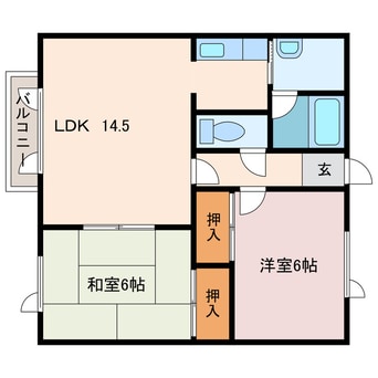 間取図 メゾンＭ-2