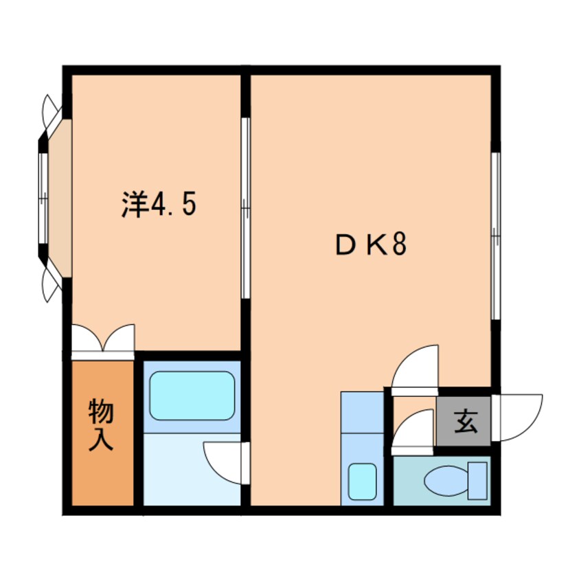 間取図 ブランドＫ3