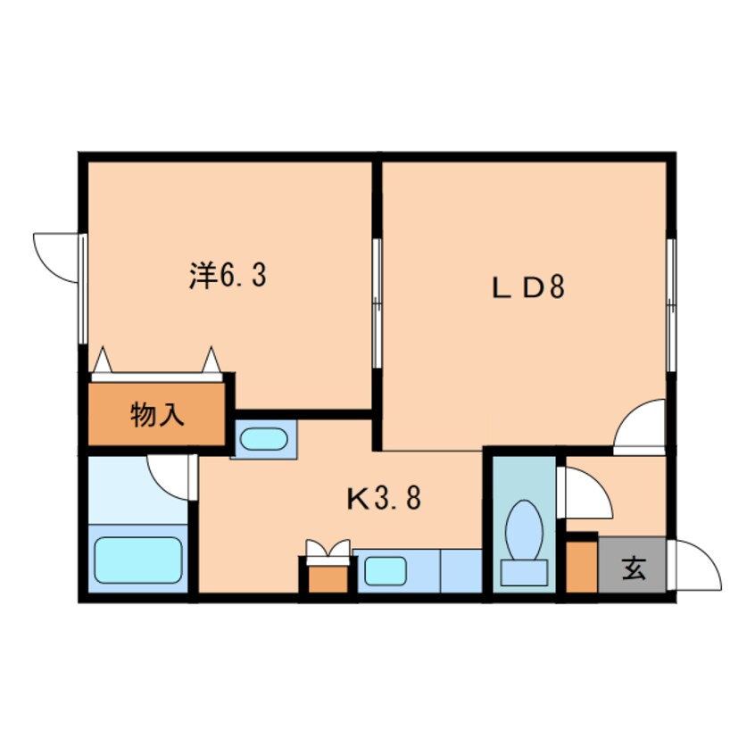 間取図 レインボーハウス永福No.26