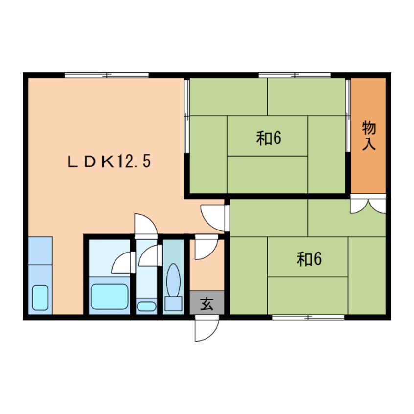 間取図 セリカワコーポ