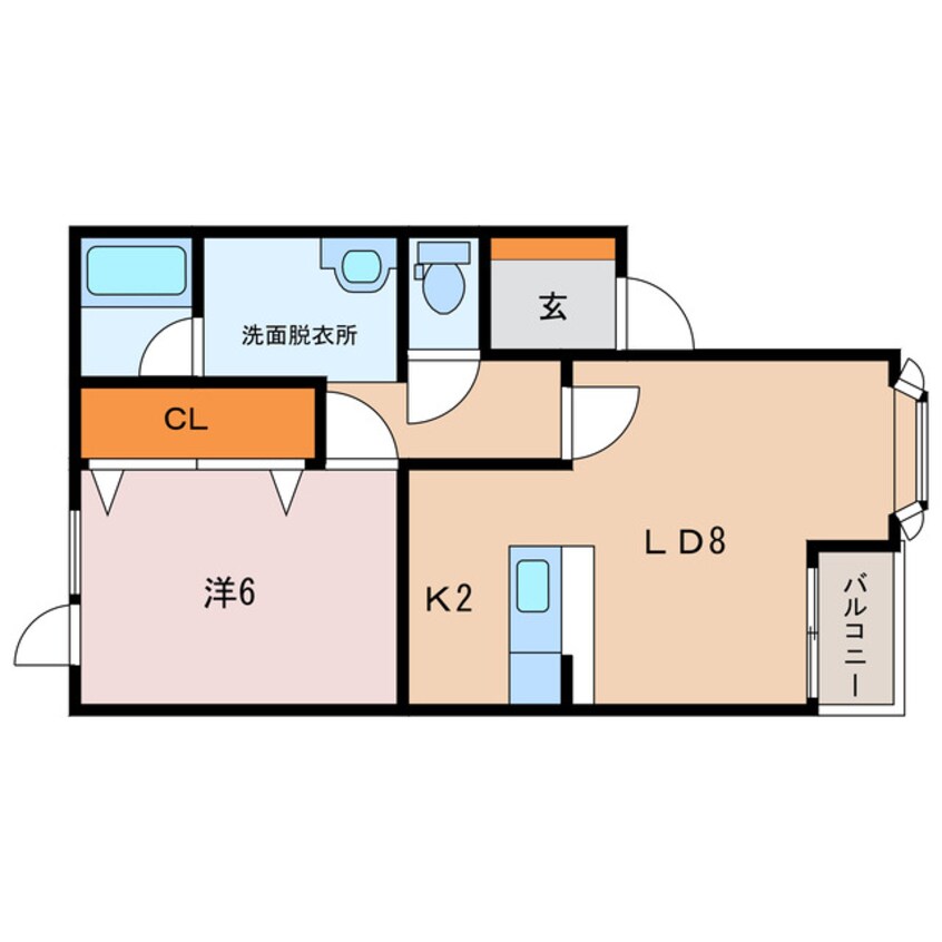 間取図 ルフージュⅠ