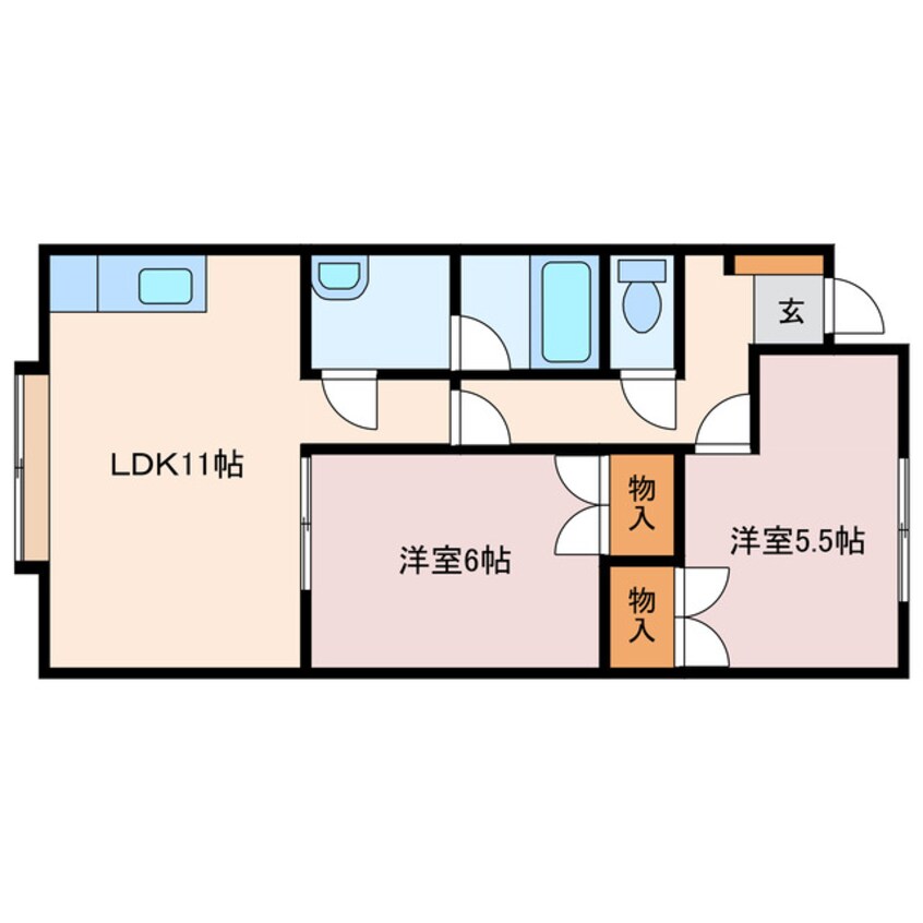 間取図 レインボーハウス澄川NO.4