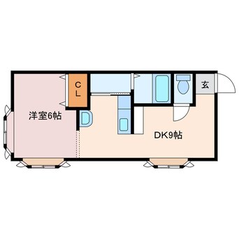 間取図 ハートウェルハウスⅦ　もえぎ町