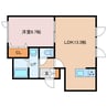 GS-TOWN 1LDKの間取り