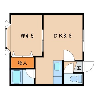 間取図 フラットウエスト