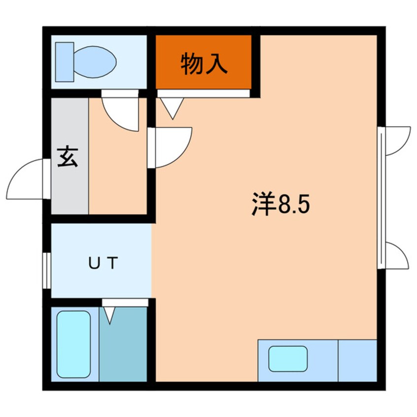 間取図 コーポふじ久