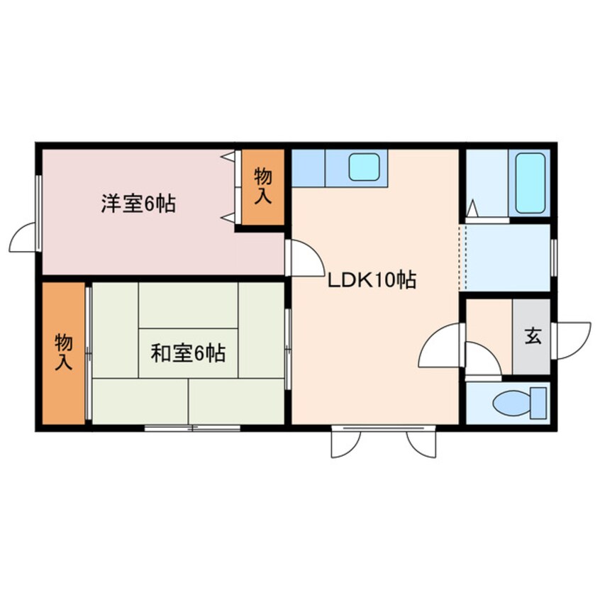 間取図 コーポふじ久