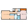 レインボーハウスｉｒｉｓ 1LDKの間取り