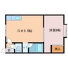 イオボヌール苫小牧 1DKの間取り