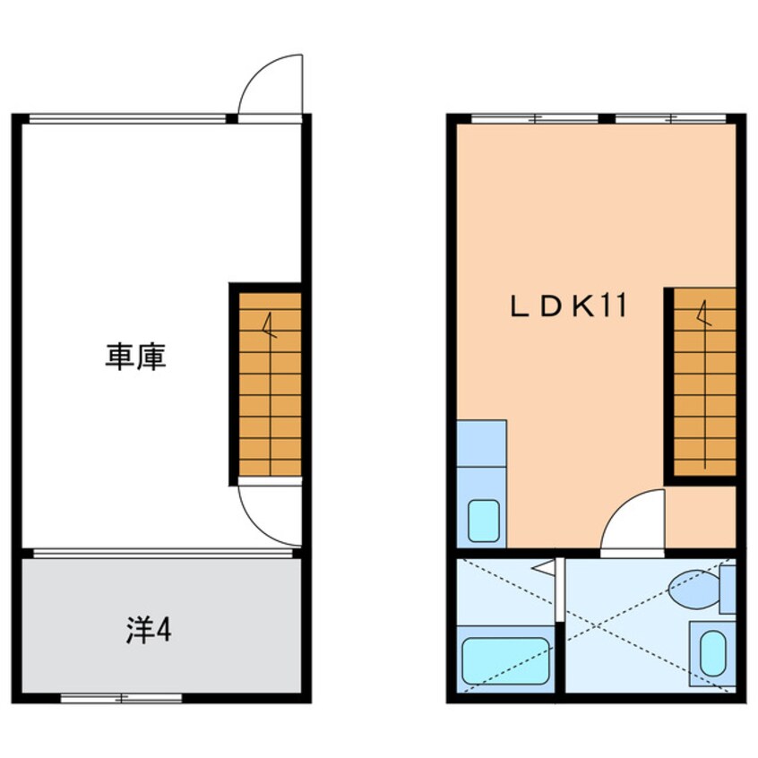 間取図 AREA 053 Site-H