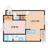 North River 1LDKの間取り