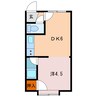 マイン日の出 1DKの間取り