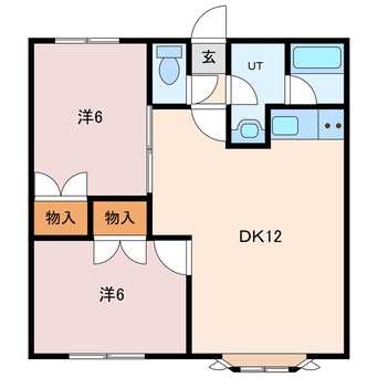 間取図 コーポアスラン