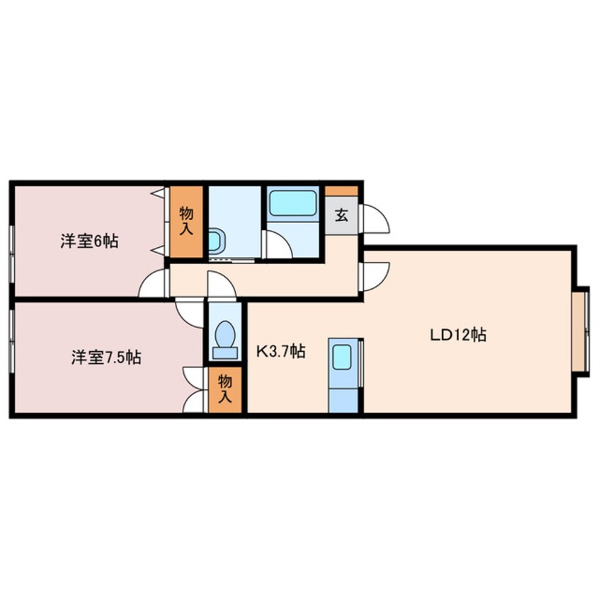 間取図 アバロン・ライズ