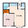 M＆K寿 1LDKの間取り