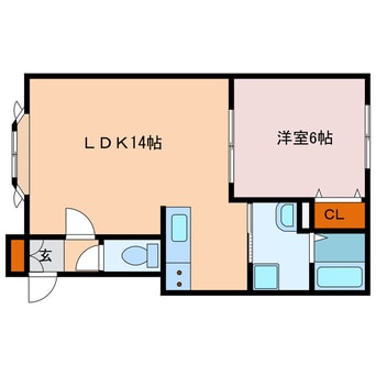 間取図 ル・シェルⅡ