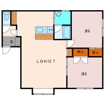 間取図 リヴァージュ２３