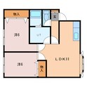 パストラルハイツ有珠の沢の間取図