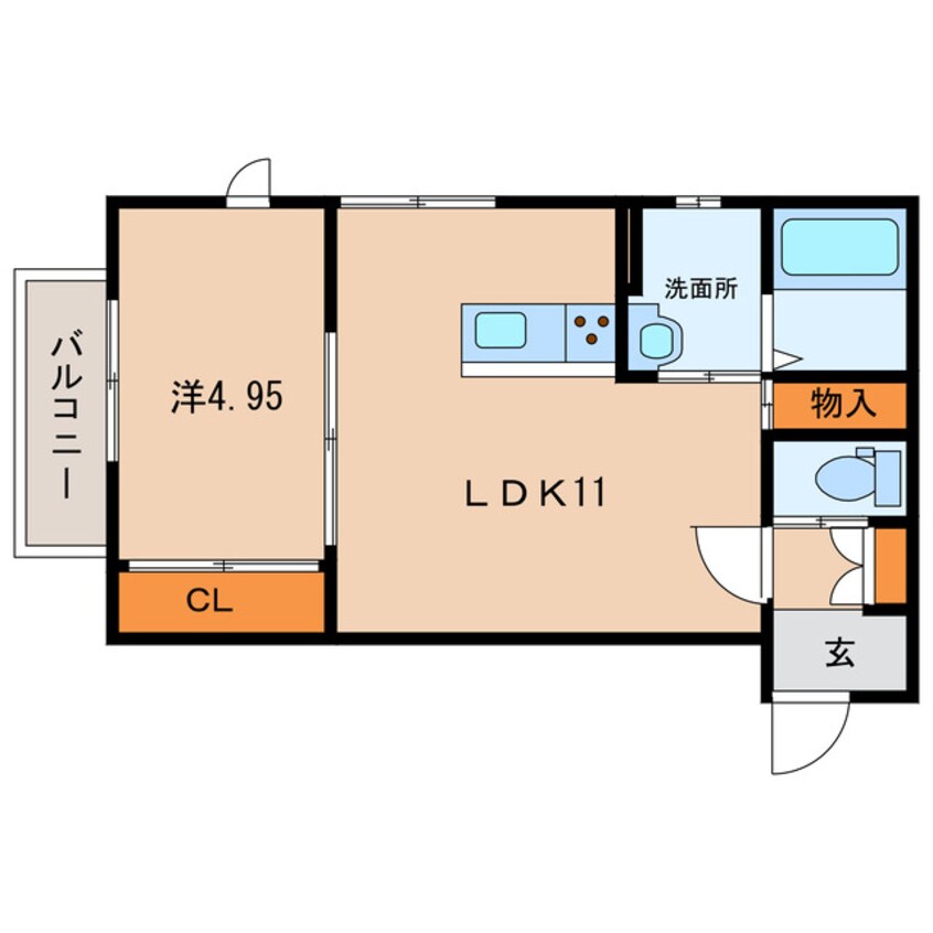 間取図 ファイブスター見山