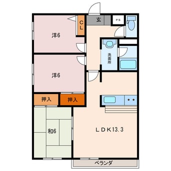 間取図 グランドール三光