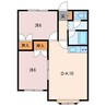 グランシャリオ 2DKの間取り