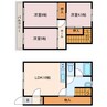 タウンハウス花園A 3LDKの間取り