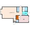 ハイツフリーダム 1LDKの間取り