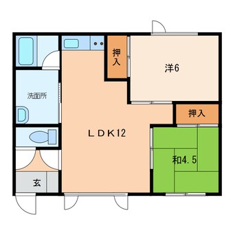 間取図 メゾンはすかっぷ