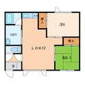 メゾンはすかっぷの間取図