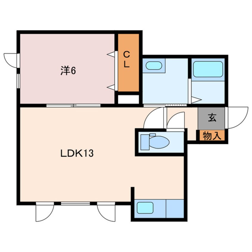 間取図 レインボーハウスSORAⅢ