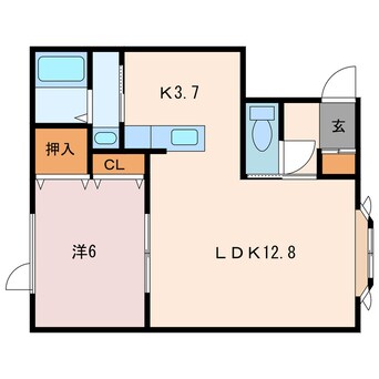 間取図 Casa SOLEIL船見