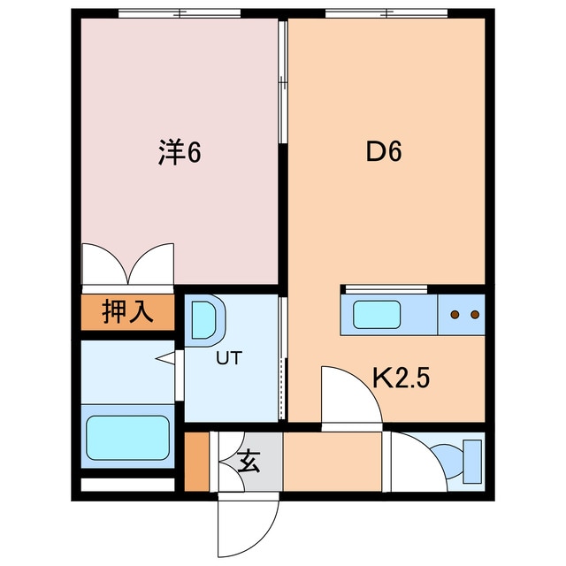 間取り図 ハイツワン