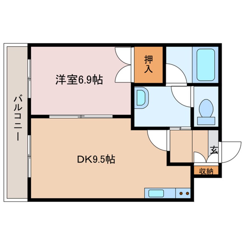 間取図 グランドール日吉