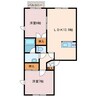 メゾンソレイユ 2LDKの間取り