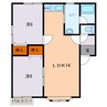 コーポニューライフ 2LDKの間取り