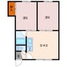 ブリリアント船見C 2DKの間取り