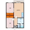 エクセレント明野 2LDKの間取り