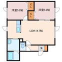 スカイハイツMaiの間取図