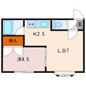 アドリアーナの間取図