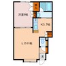インヴェルノ 1LDKの間取り