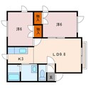 コーポ愛弐番館の間取図