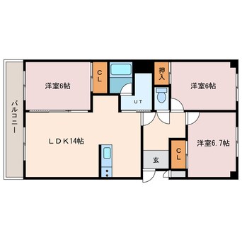 間取図 レインボーハウス元中野