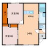 日吉アパート 2DKの間取り