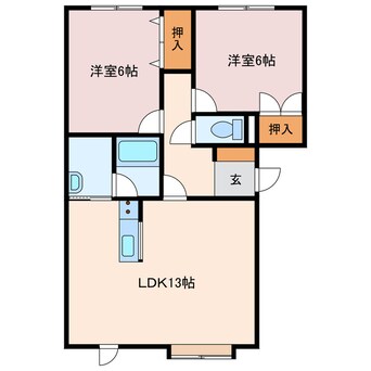 間取図 メゾンイブー