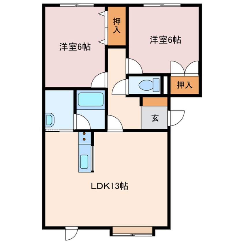 間取図 メゾンイブー