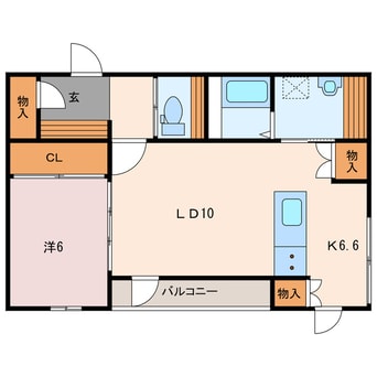間取図 chouette blanc