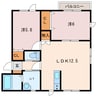 パークステージ澄川町Ⅱ 2LDKの間取り