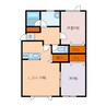 フォーラムハイツ 2LDKの間取り