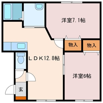 間取図 クローバーハウスNo.17